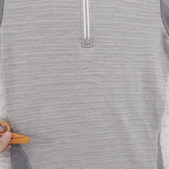 SMARTWOOL 100% Merino Wool Gay Stripe 1/4 Zip Pullover Women's SMALL - Picture 3 of 10